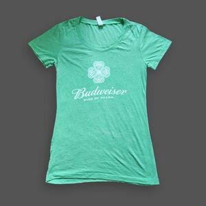 Green Clover Budweiser Tee, Women's S